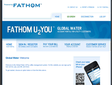 Tablet Screenshot of globalwater.gwfathom.com